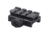 Vector Optics Riser Mount Rail, Picatinny, 0.5in Height, 1.6in Long, 3 Slots, 6063-T6, Black, SCRA-58