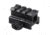 Vector Optics Riser Mount Rail, Picatinny, 0.83in Height, 1.6in Long, 3 Slots, 6063-T6, Black, SCRA-59