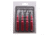 Vector Optics Snap Caps, Rifle, 7.62x51mm NATO, 4 Rounds/ Pack, w/ Sling, Red, SCSC-05