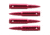 Vector Optics Snap Caps, Rifle, 7.62x51mm NATO, 4 Rounds/ Pack, w/ Sling, Red, SCSC-05
