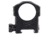 Vector Optics Tactical Rifle Scope Rings, 1in Tube, Picatinny/ Weaver, 25.4mm Height, 6063-T6, Matte, Black, SCTM-37