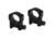 Vector Optics Tactical Rifle Scope Rings, 1in Tube, Picatinny/ Weaver, 25.4mm Height, 6063-T6, Matte, Black, SCTM-37