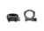 Vector Optics Tactical Rifle Scope Rings, 30mm Tube, Picatinny/ Weaver, 21.5mm Height, 6063-T6, Matte, Black, SCTM-27