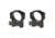 Vector Optics Tactical Rifle Scope Rings, 30mm Tube, Picatinny/ Weaver, 25.4mm Height, 6063-T6, Matte, Black, SCTM-22
