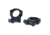 Vector Optics Tactical Rifle Scope Rings, 30mm Tube, Picatinny/ Weaver, 25.4mm Height, 6063-T6, Matte, Black, SCTM-22