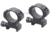 Vector Optics X-Accu 25.4mm Picatinny Rings, 1in, Chorme, XASR-2501