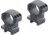 Vector Optics X-Accu 30mm Picatinny Rings, 1.25in, Medium Profile, Chorme, XASR-3002