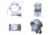 Vector Optics X-Accu 30mm Picatinny Rings, 1in, Low Profile, Chorme, XASR-3001