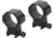 Vector Optics X-Accu 34mm Adjustable Elevation Picatinny Rings, 40MOA, 1913 Picatinny Mount, Black Matte, Chorme, XASR-3050
