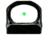 Viridian Weapon Technologies RFX-25 1x20mm Micro Green Dot, 3 MOA, DOCTER Mounting Pattern, Black, 981-0021