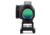 Viridian Weapon Technologies VENTA 1x22mm Reflex Green Dot Sight w/ T2-Style Pic Rail Mount, 2 MOA Green Dot Reticle, Black, 981-0159