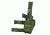 VISM 2955 Tactical Drop Leg Adjustable Holster, Green CVDLHOL2955G