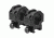 VISM 30mm Tactical Rings/0.9In Height, Black VR30T09