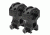 VISM 30mm Tactical Rings/1.5In Height, Black VR30T15
