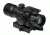NcSTAR 3.5x32 Blue/Green Illum. Compact Prismatic Optic Rifle Scope, Urban Tactical Ret., Green Lens SEECPRQ3532G