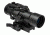 NcSTAR 3.5x32 Blue/Green Illum. Compact Prismatic Optic Rifle Scope, Urban Tactical Ret., Green Lens SEECPRQ3532G