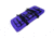 VISM AR15/AK Deluxe Carbine Pistol Case, Purple, CVCPD2962PR-28