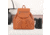 VISM BW9936 PU Daypack, Brown, BW9936BR