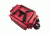 VISM Competition Range Bag w/ Zippered Compartments, Red w/Black Trim CVCRB2950R