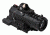 VISM ECO Prismatic Scope 4X Scope/Laser &amp; NAV LED/Green Micro Dot, Black VECO434QRBG