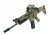 VISM ECO Prismatic Scope 4X Scope/Laser &amp; NAV LED/Green Micro Dot, Tan VECO434QRTG