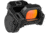VISM Flipdot Pro Red Dot Reflex Optic, Picatinny/Weaver, Black, VDFLIPPRO