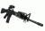 Vism Keymod 1in Extended Flashlight Mount/Modular, Black VMFLKMMR