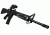Vism Keymod 1in Extended Flashlight Mount/Standard, Black VMFLKM