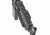 VISM KeyMod Picatinny Rail, 3 KM Slots, Black VMKM3