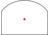 Vism Keymod Quick Release Micro Reflex Optic, Red Ill, Black, VDDABKM