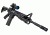Vism M-Lok 1in Extended Flashlight Mount/Modular, Black VMFLMLMR