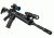 Vism M-Lok 1in Extended Flashlight Mount/Modular, Black VMFLMLMR