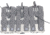 VISM Triple AR/Pistol Mag Pouch, Digital Camo, CVAR3MP3038D