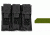 Vism Triple Pistol Mag Pouch, Green CVP3P2932G
