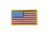 VISM Usa Flag Patch Embroidered, Red, CVUSAE3028R