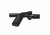 Vism VGF 250 Lumen LED Flashlight Vertical Grip / KeyMod, Black, VAARVGFLKM