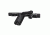 Vism VGF 250 Lumen LED Flashlight Vertical Grip / M-Lok, Black, VAARVGFLML