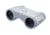Vixen Opera Glass 3x28mm Roof Prism Binocular, Silver, 12303