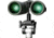 Vortex Sport Binocular Adapter, Black, 1x3.5x4.5, TRA-BINDAP2