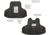 WarBird Ghost Hawk Concealable Armor System with Hoss Level IIIA Ballistics, Navy, Medium/Regular, BUSLH3AMRGHN