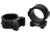 Warne Vapor Medium Horizontal Matte Rings, 1in, V601M