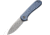 We Knife Co Ltd We Knife Elementum 2.96'' Blue Titanium/stnwsh 20cv Frm Lock