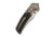 We Knife Co Ltd Skynix Flipper &amp; Thumb Stud Knife Champagne Titanium Handle With Twill Carbon Fiber Inlay