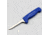 Wiebe Knives Skinning Fixed Blade Knife, 4in, Blue, Small, WB-BLUSKNR