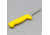 Wiebe Knives Skinner HZ Fixed Blade Knife, Yellow, Small, WB-SKNRHZ