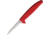 Wiebe Knives Soft Handle Skinner Knife, 7.88in Overall, 3in Satin Finish Stainless Skinner Blade, Red Rubberized Nylon Handle, DS09 SOF-HD