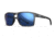 Wiley X WX Founder Active 6 Sunglasses, Captivate Polarized Blue Mirror/Gloss Crystal Grey, AC6FND09