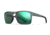 Wiley X WX Founder Active 6 Sunglasses, Captivate Polarized Green Mirror/Matte Graphite Fr, AC6FND07