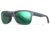 Wiley X Active 6 Ovation Matte Sunglasses, Polar Green Mirror, Graphite Grey Lens, AC6OVN17