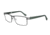 Wiley X Axis Safety Glasses, Matte Dark Gunmetal/ Utility Green Frame, No Polarized Lens WSAXI01